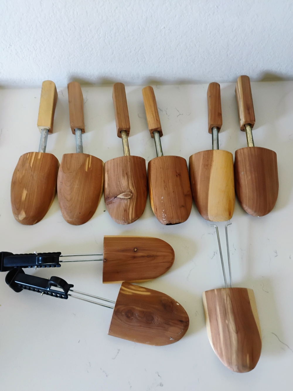 Lot of Assorted Wooden Shoe Stretchers